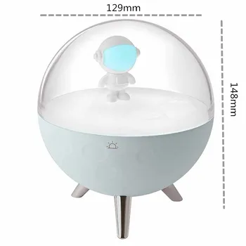 Recarregável USB Astronauta Noite, Luz |Cor Respirar a Atmosfera de Luz com o Sono Leve Toque para Controlar Vários Modos de Cronometragem